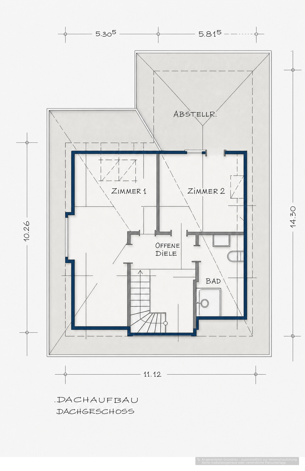 Grundriss Dachgeschoss