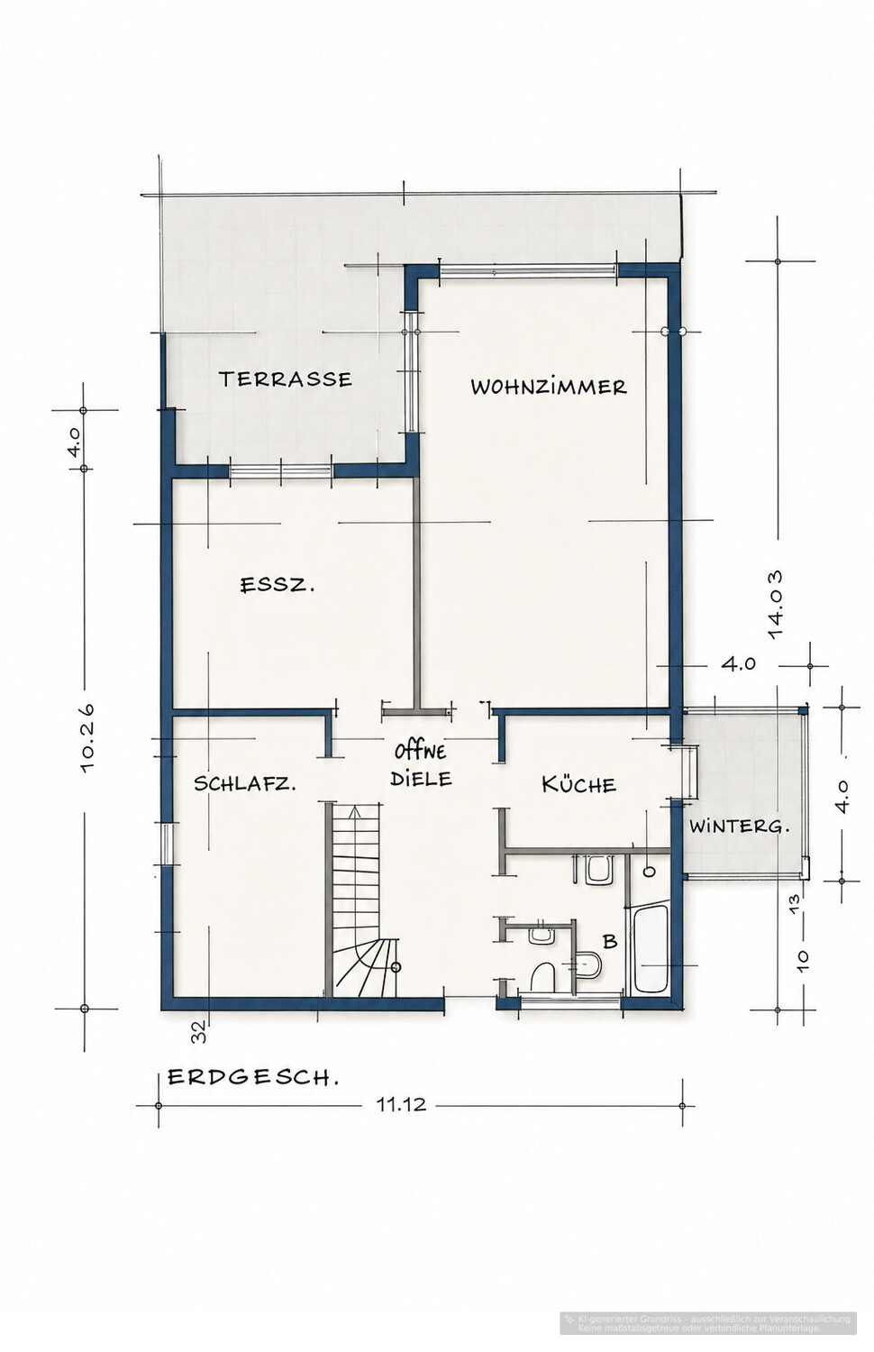 Grundriss Erdgeschoss