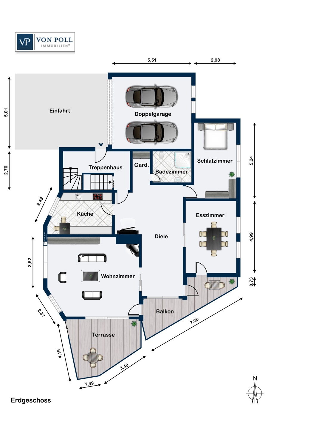 Grundriss - Erdgeschoss