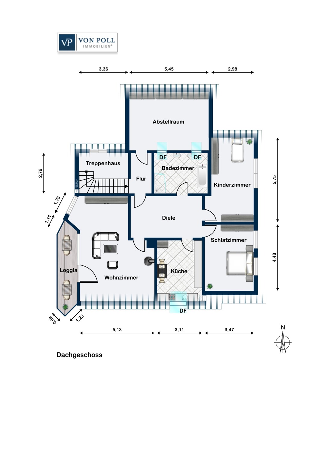 Grundriss - Dachgeschoss
