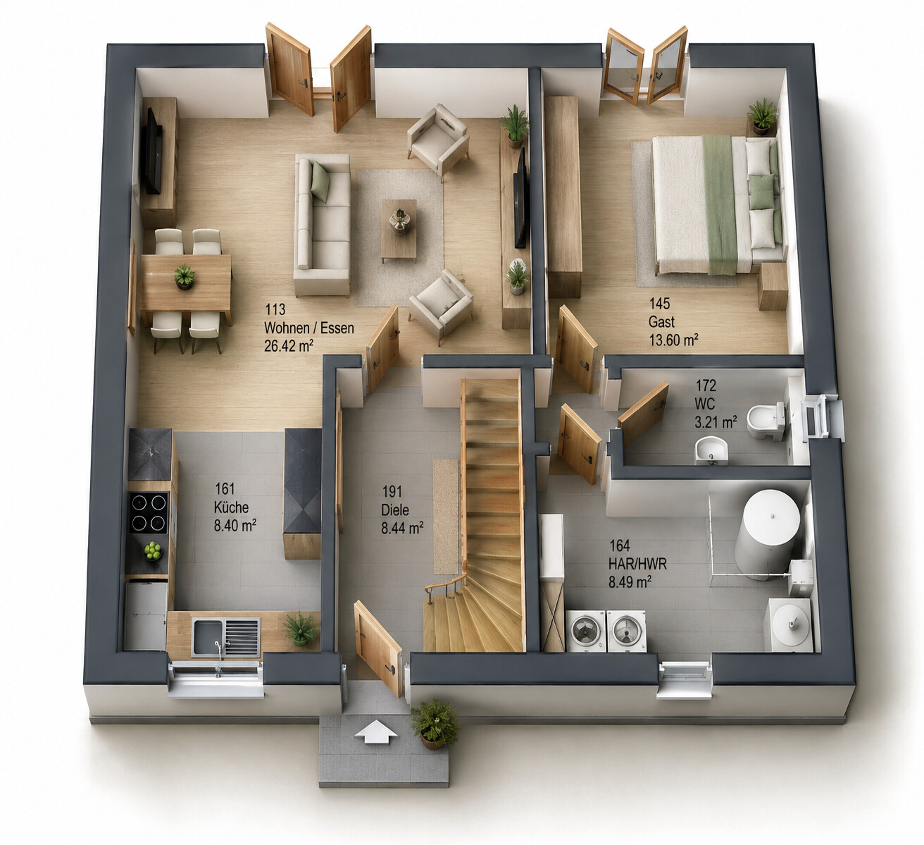 Grundriss Erdgeschoss