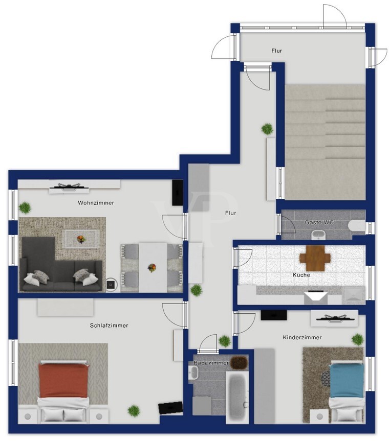 Grundriss Wohnung
