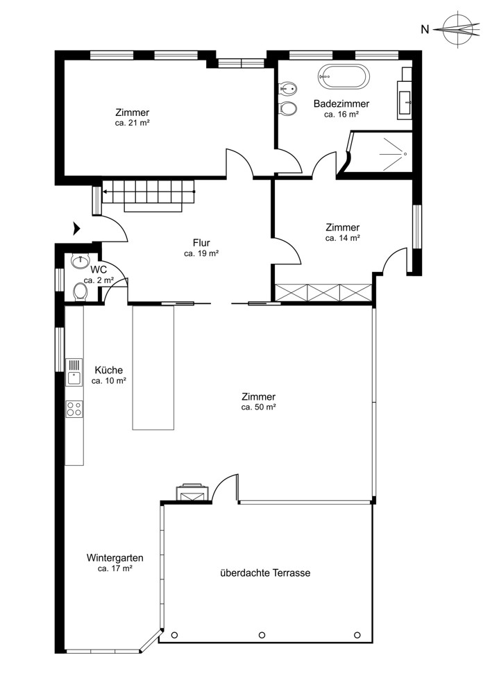 Grundriss Erdgeschoss