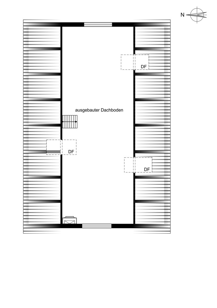 Grundriss Dachboden