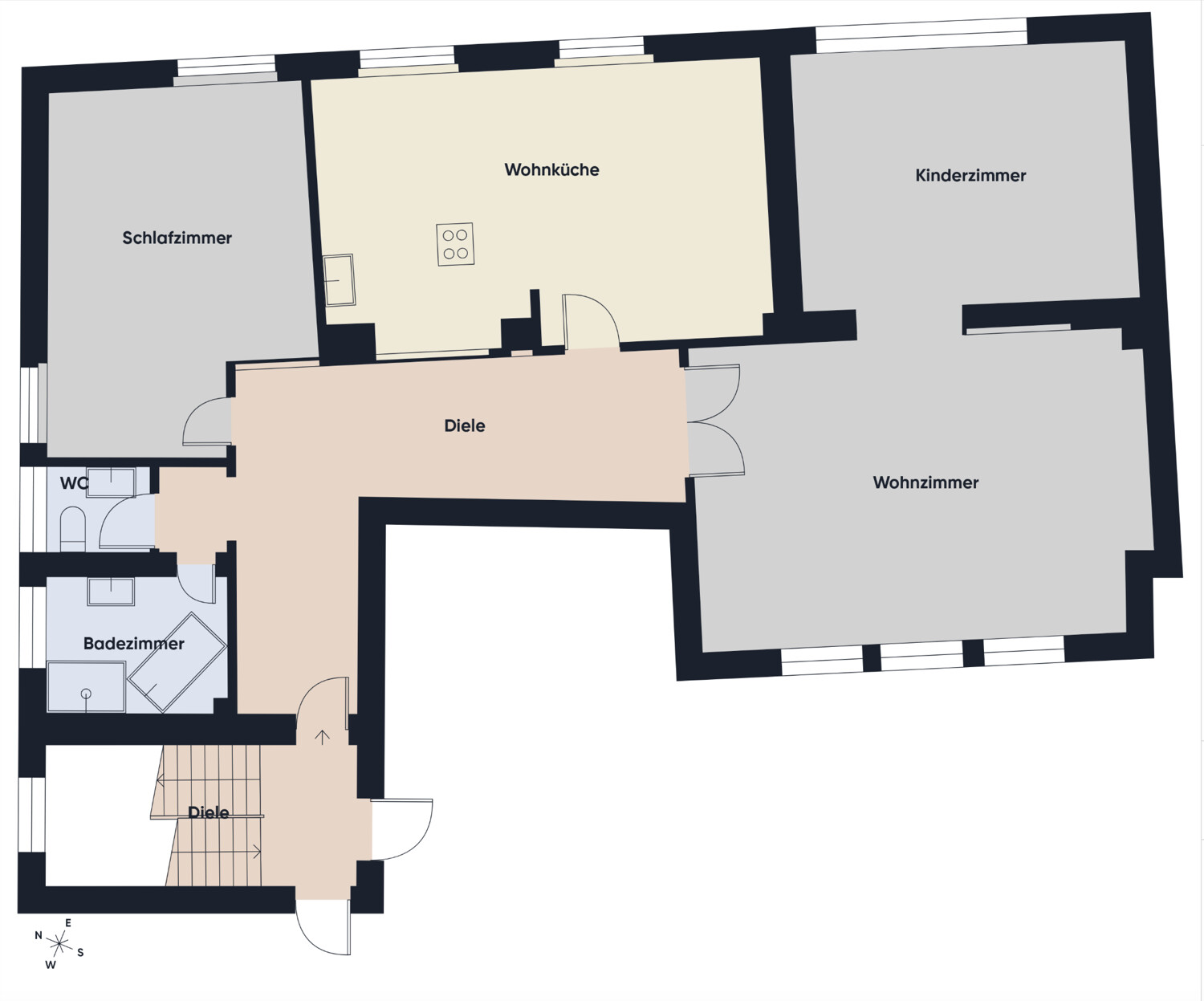 Moderne 3-Zimmer-Wohnung mit Küche in direkter Innenstadtlage von Köln-Dellbrück