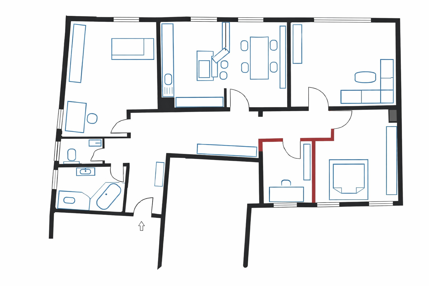 Vorschlag Grundrissänderung