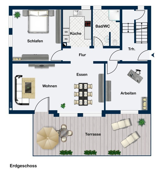 Grundriss Erdgeschoss Grundriss Erdgeschoss