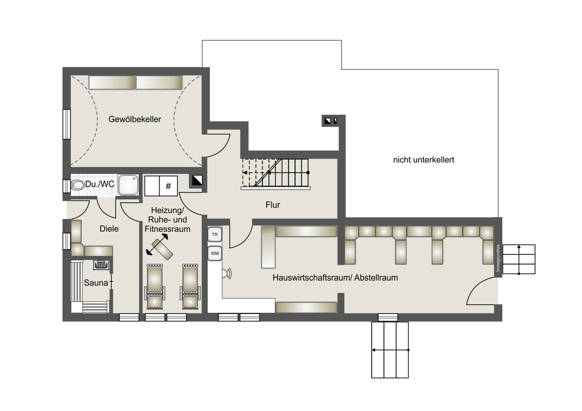 Grundriss Untergeschoss