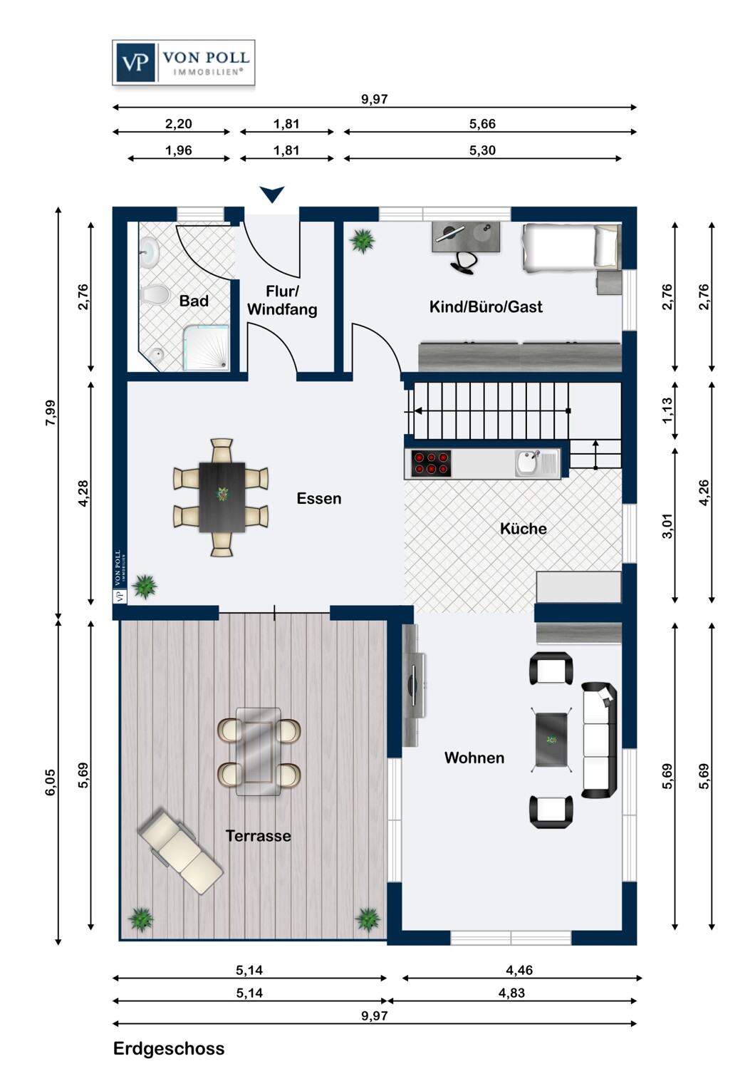 Grundriss Erdgeschoss