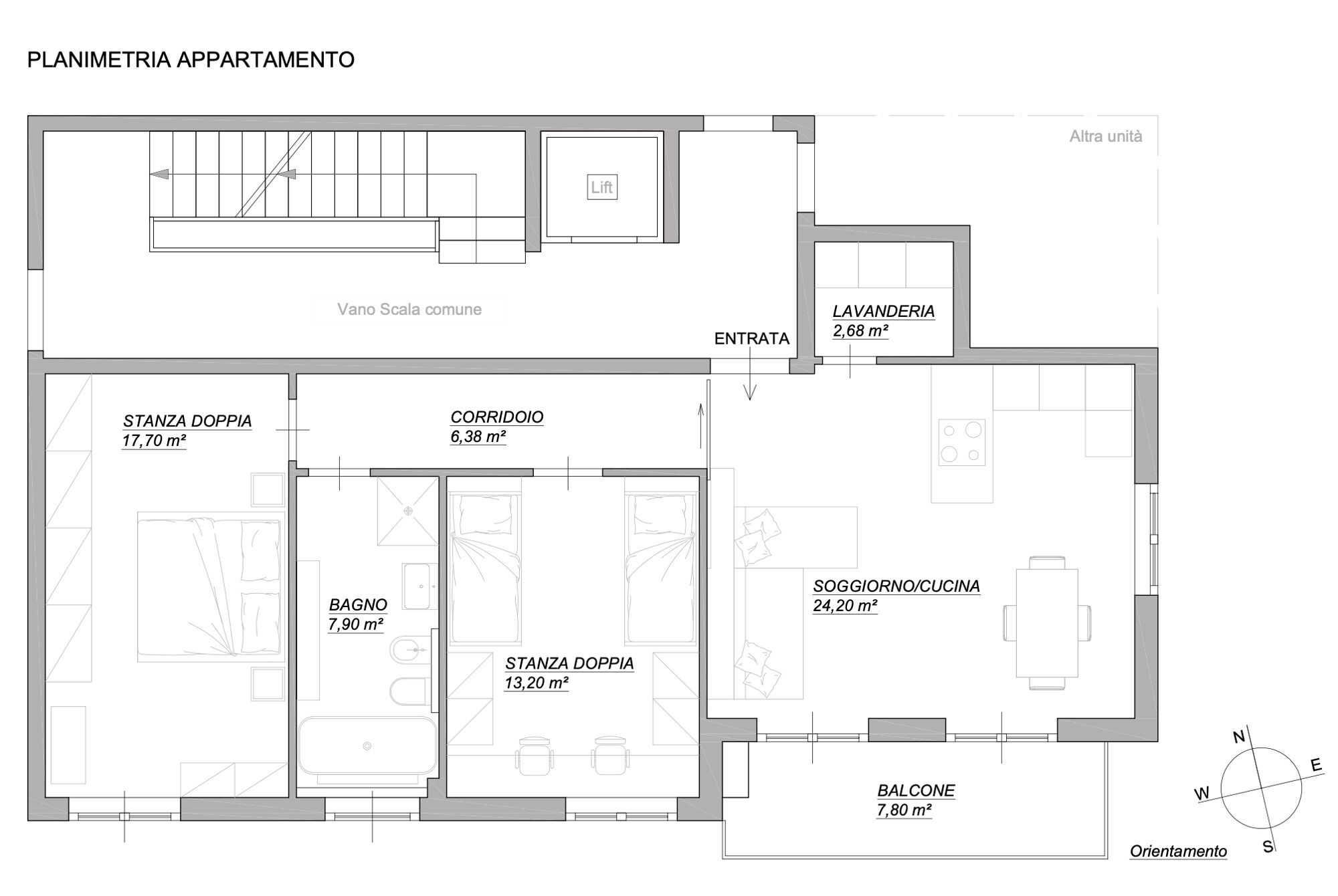 Stilvoll sanierte Dreizimmerwohnung mit Balkon und Garage Stilvoll sanierte Dreizimmerwohnung mit Balkon und Garage