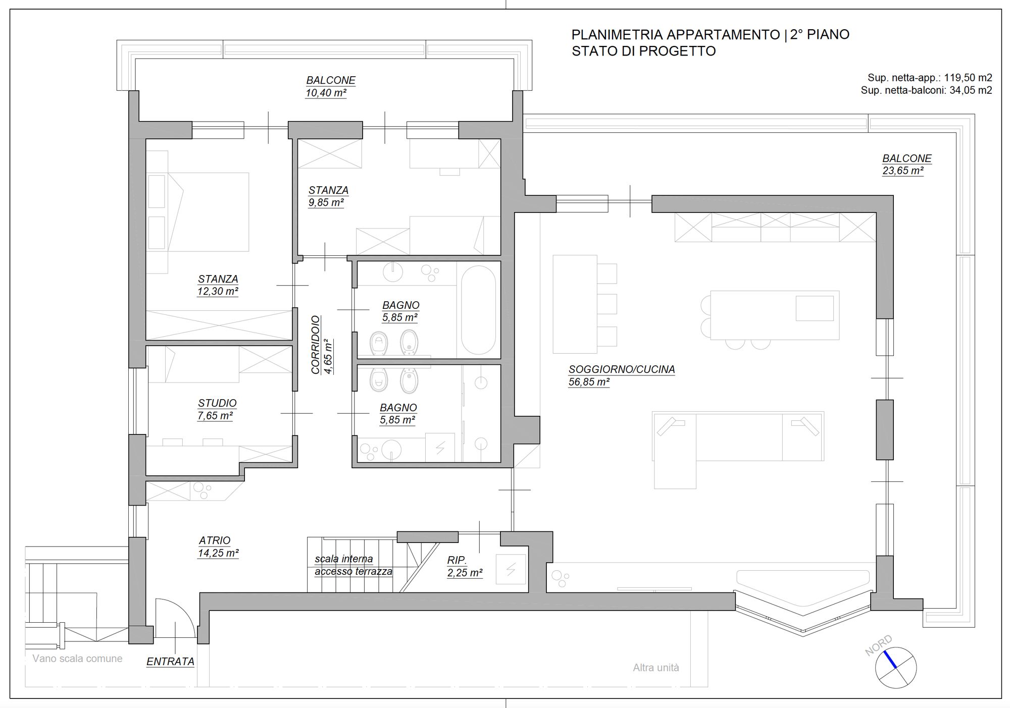 PLANIMETRIA APPARTAMENTO PLANIMETRIA APPARTAMENTO
