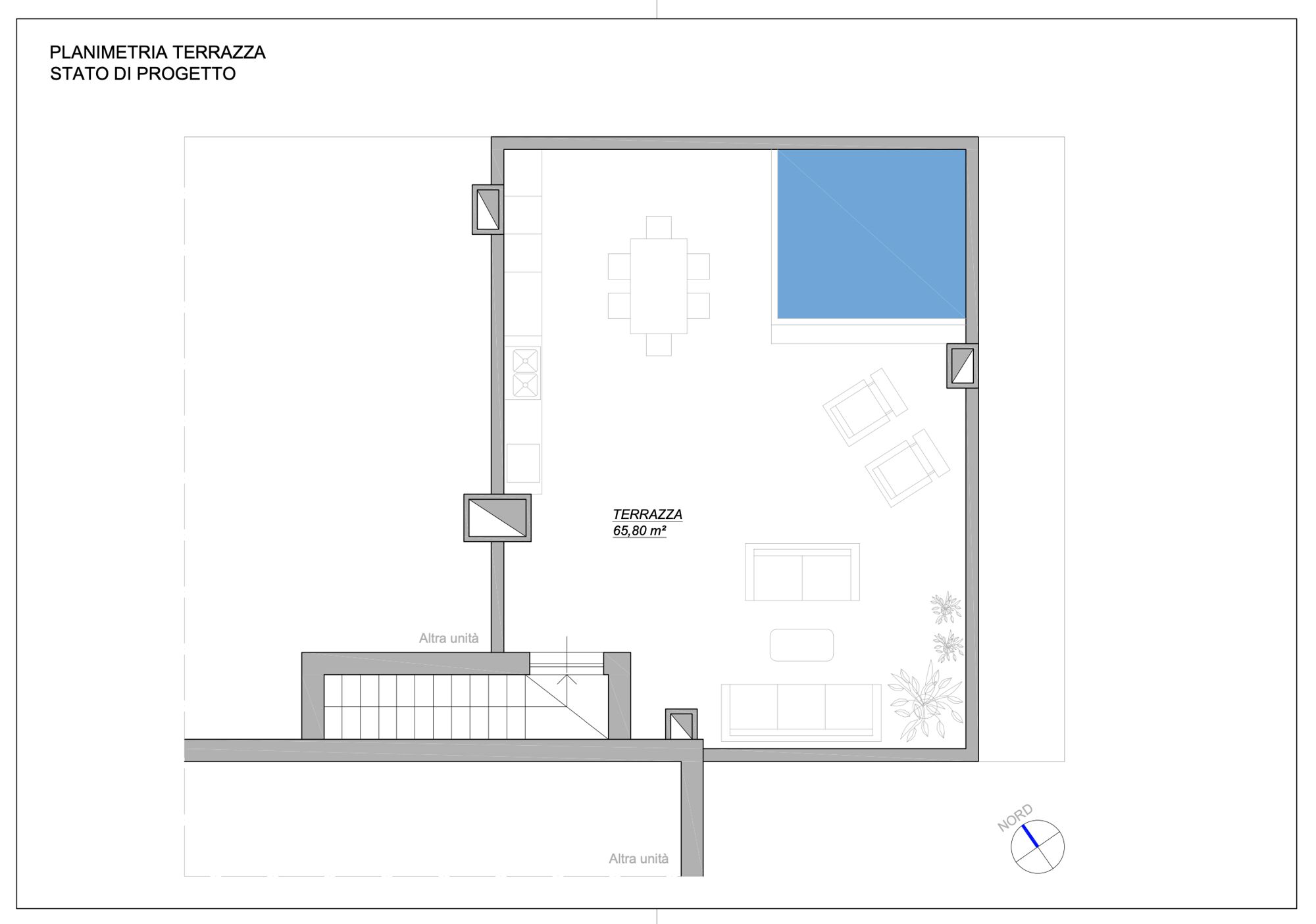 PLANIMETRIA TERRAZZA PLANIMETRIA TERRAZZA