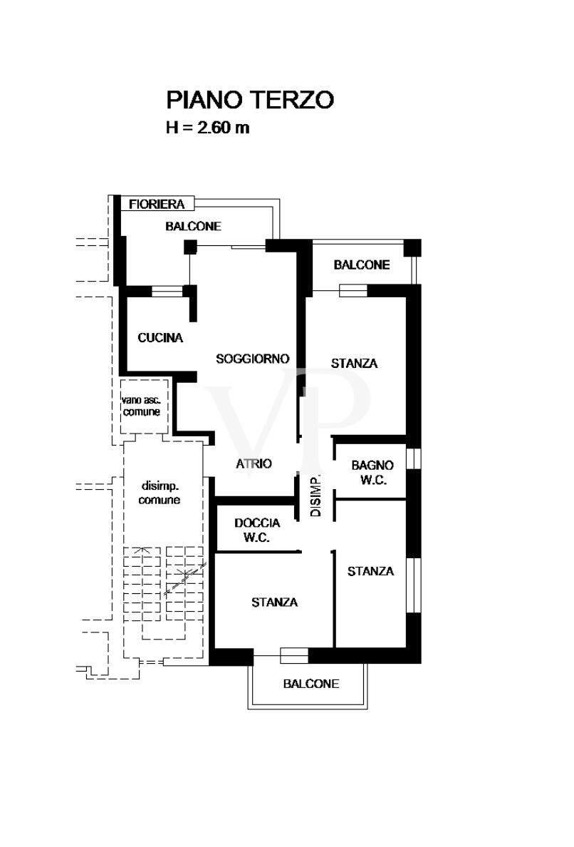 Moderne und elegante Vier-Zimmer-Wohnung mit Panoramablick