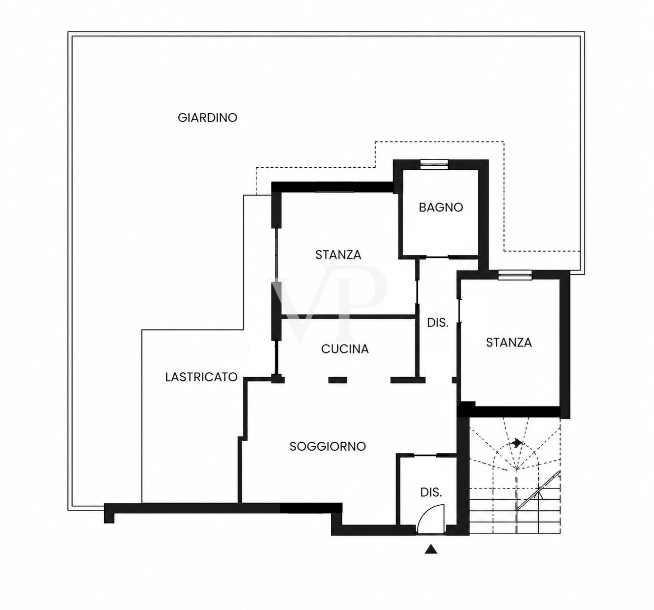 Elegante Drei-Zimmer-Wohnung mit privatem Garten im Garden Village