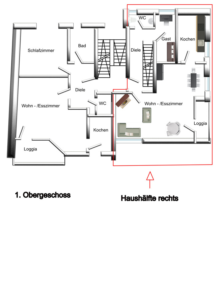 1. Obergeschoss 1. Obergeschoss