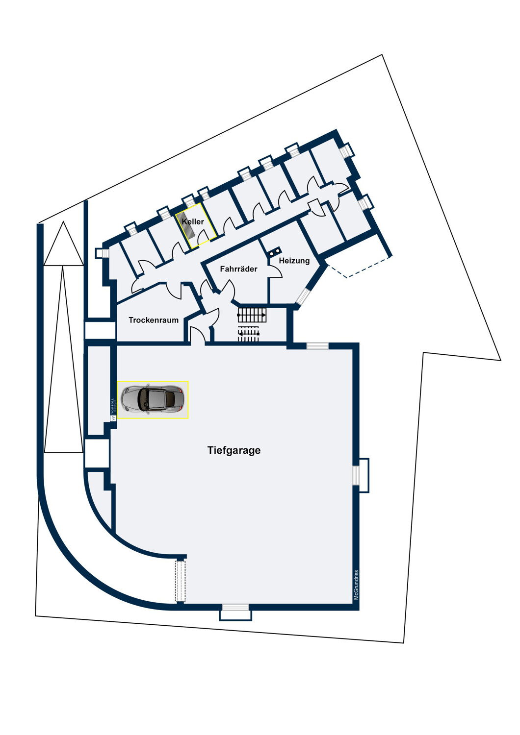 Keller und Tiefgarage