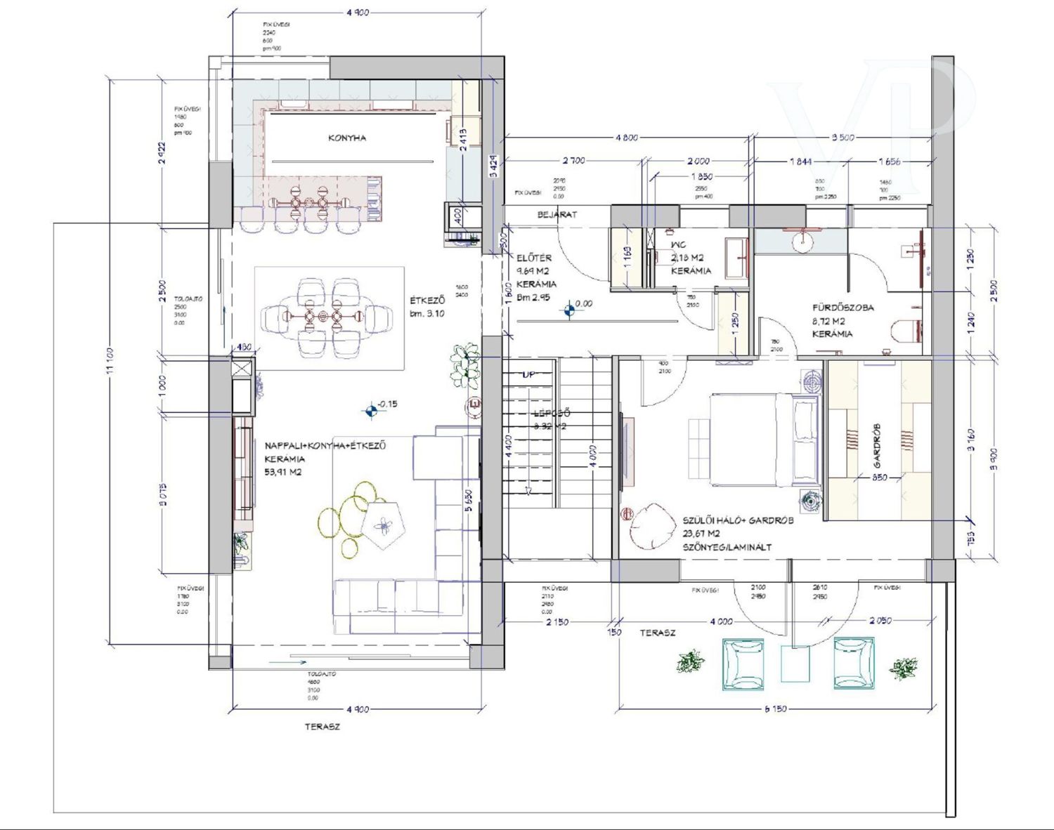 Ground floor layout