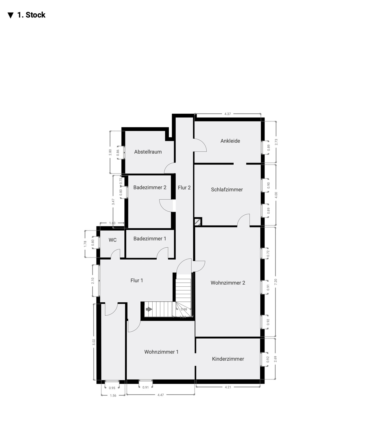 Grundriss I. OG