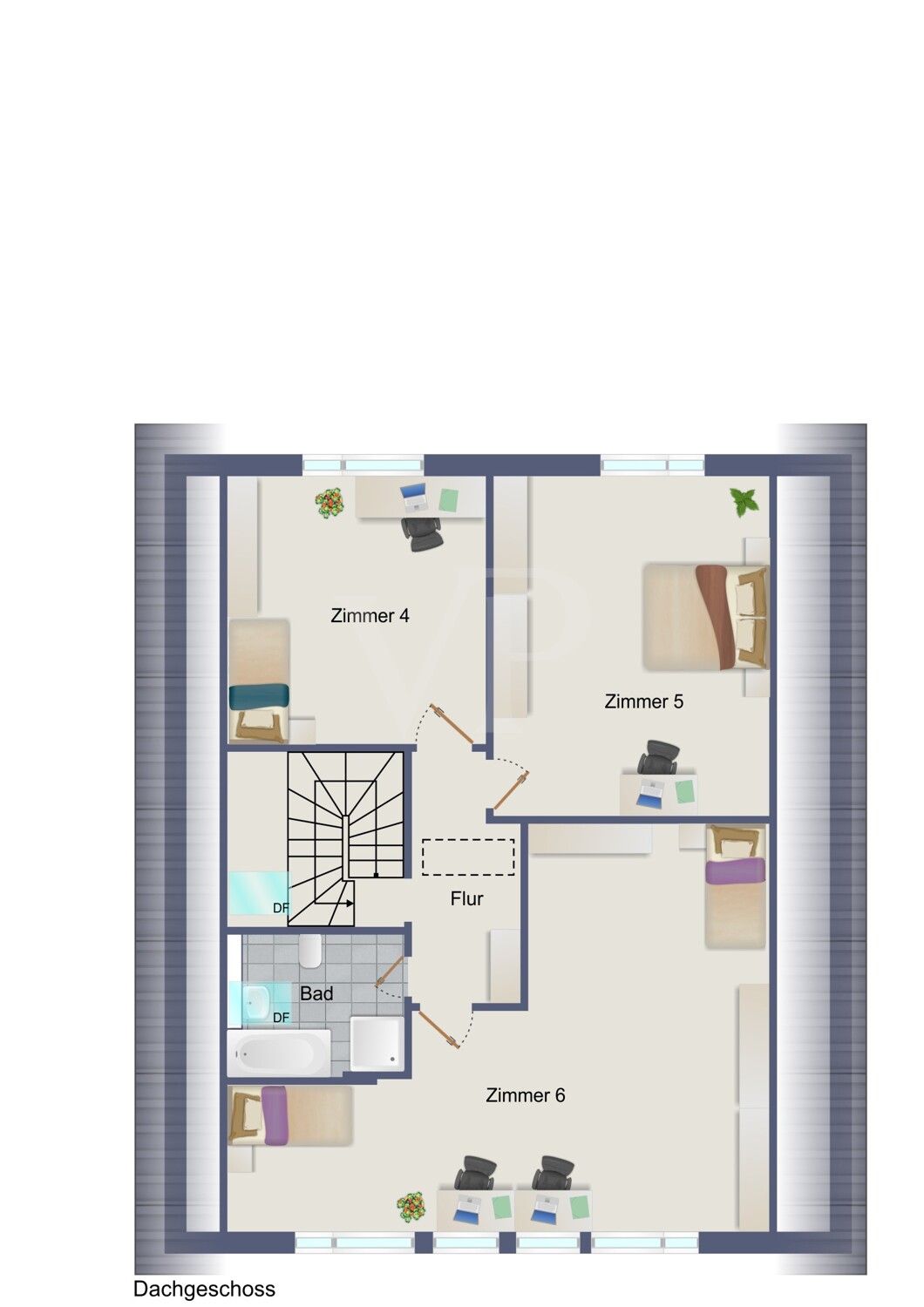 Grundriss Dachgeschoss