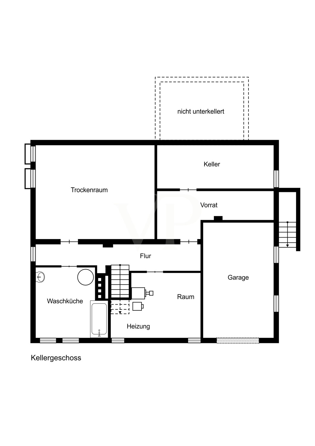 Grundriss Kellergeschoss