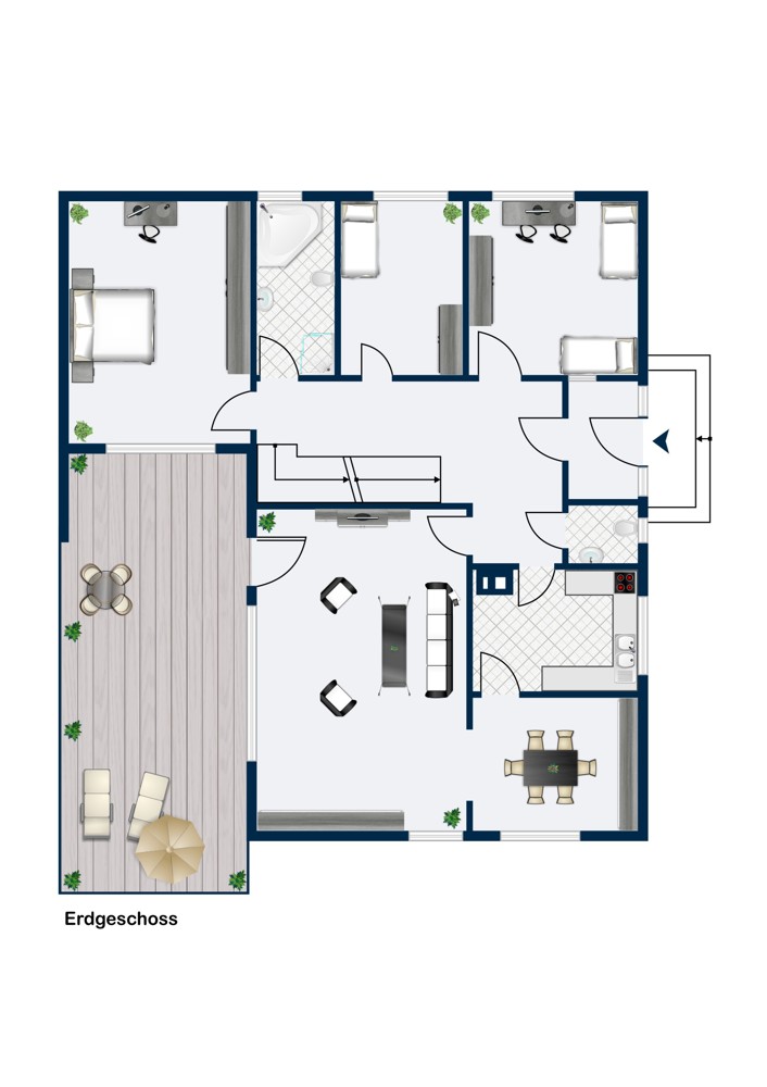 Erdgeschoss Grundriss Erdgeschoss Grundriss