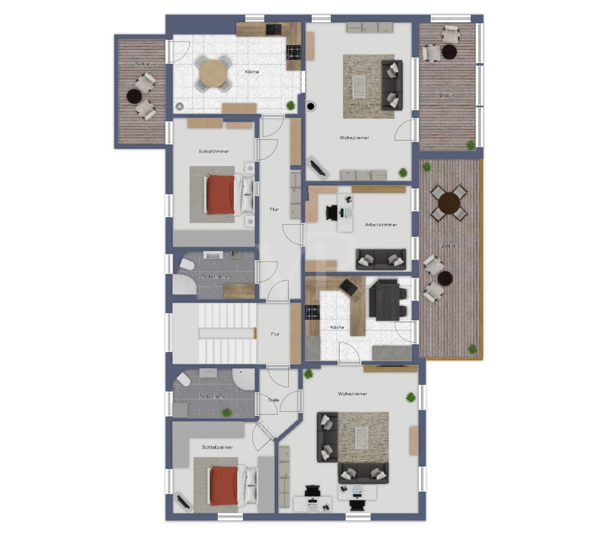 Grundriss Obergeschoss