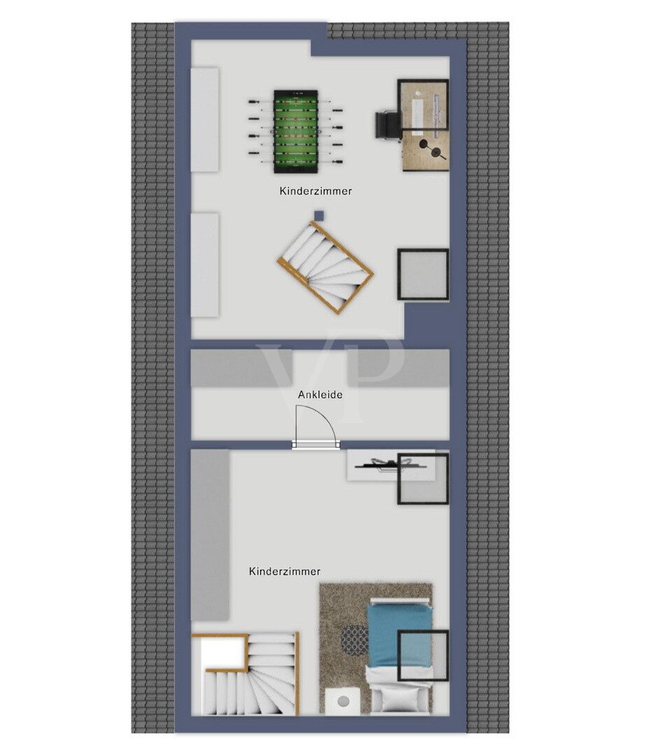 Grundriss Spitzboden