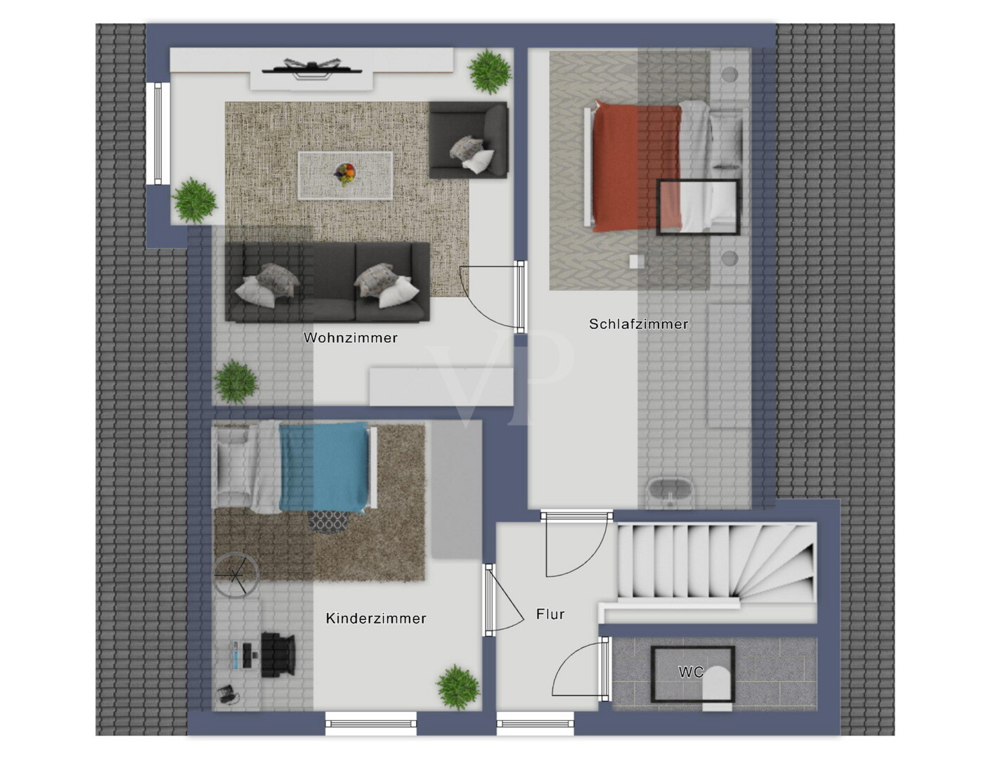 Grundriss Dachgeschoss