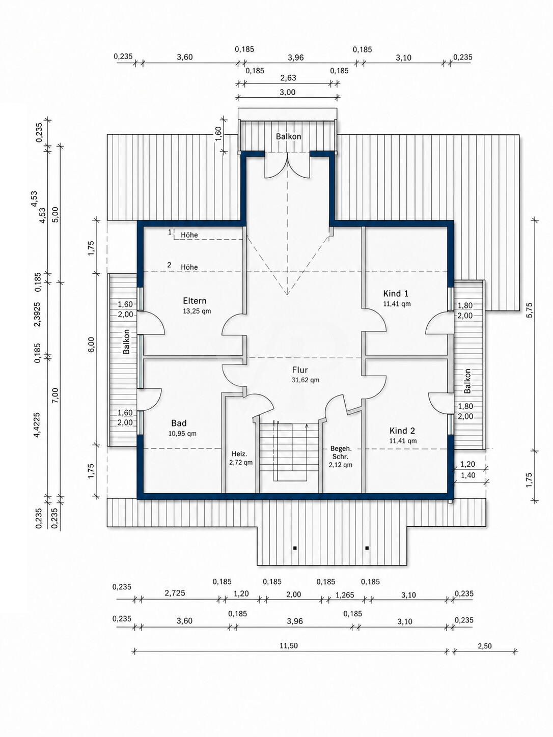 Grundriss Dachgeschoss