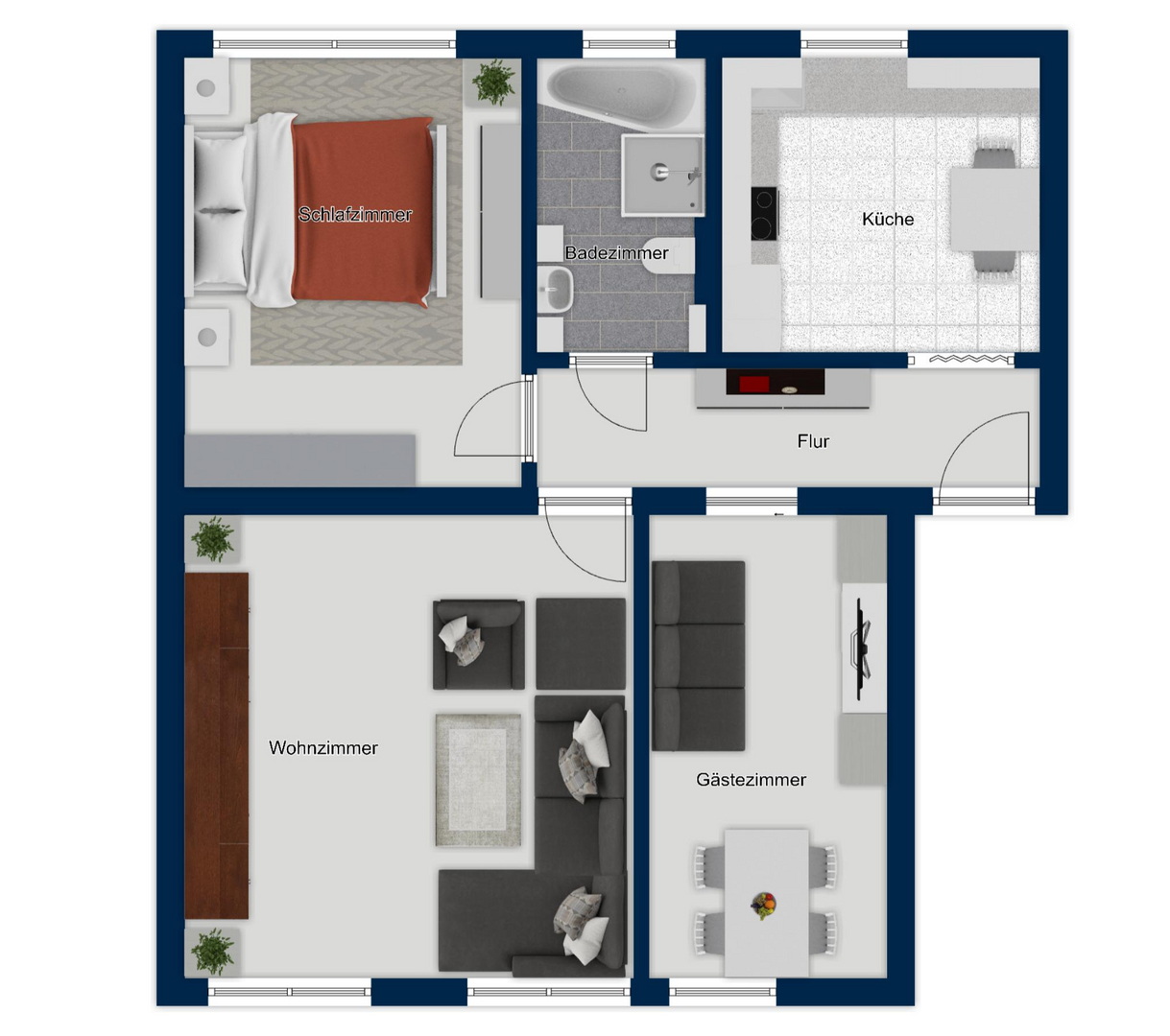 Grundriss Wohnung