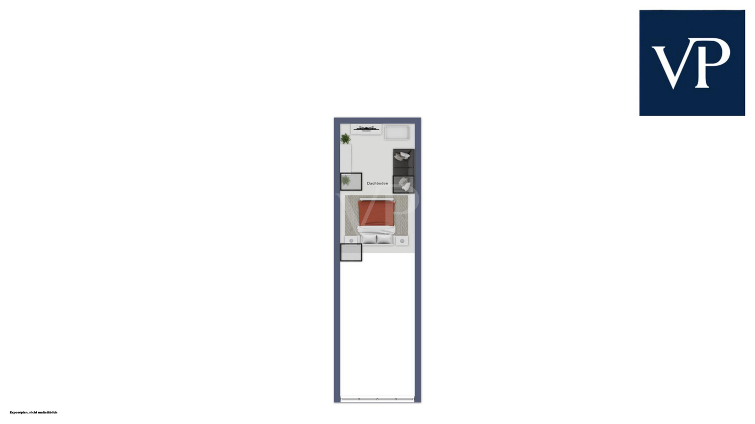 Grundriss Spitzdachebene