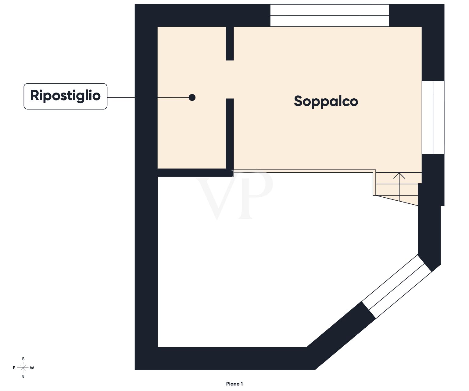 Affascinante Loft con ampia zona living e cucina abitabile separata