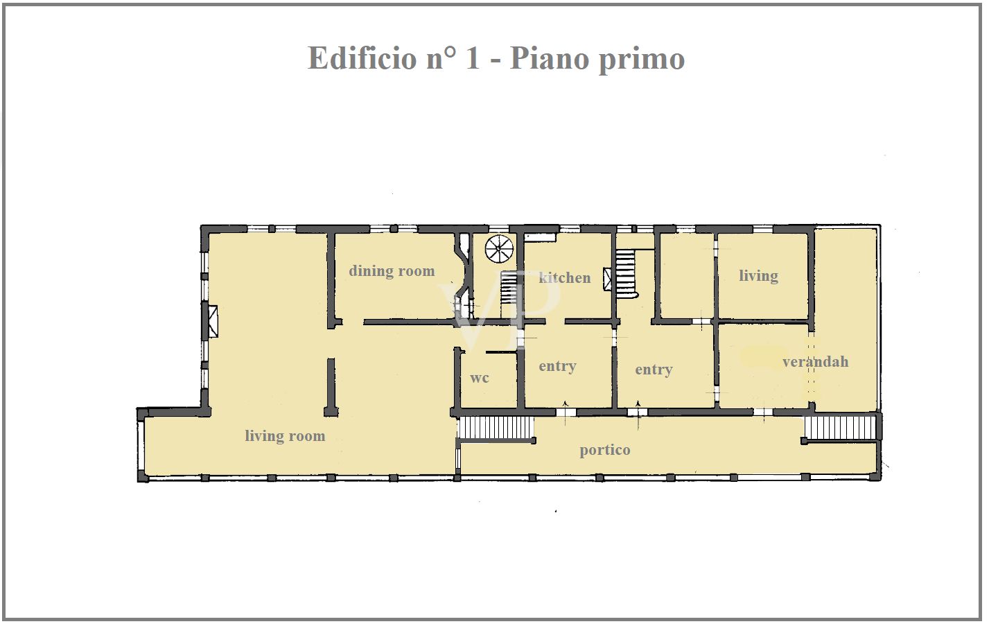 piano 1 villa