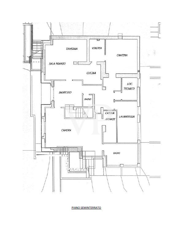 Repräsentative, moderne weiße Villa in den Hügeln