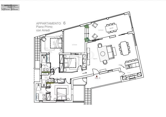 Prestigeträchtiges Penthouse mit atemberaubender Terrasse mit Meerblick