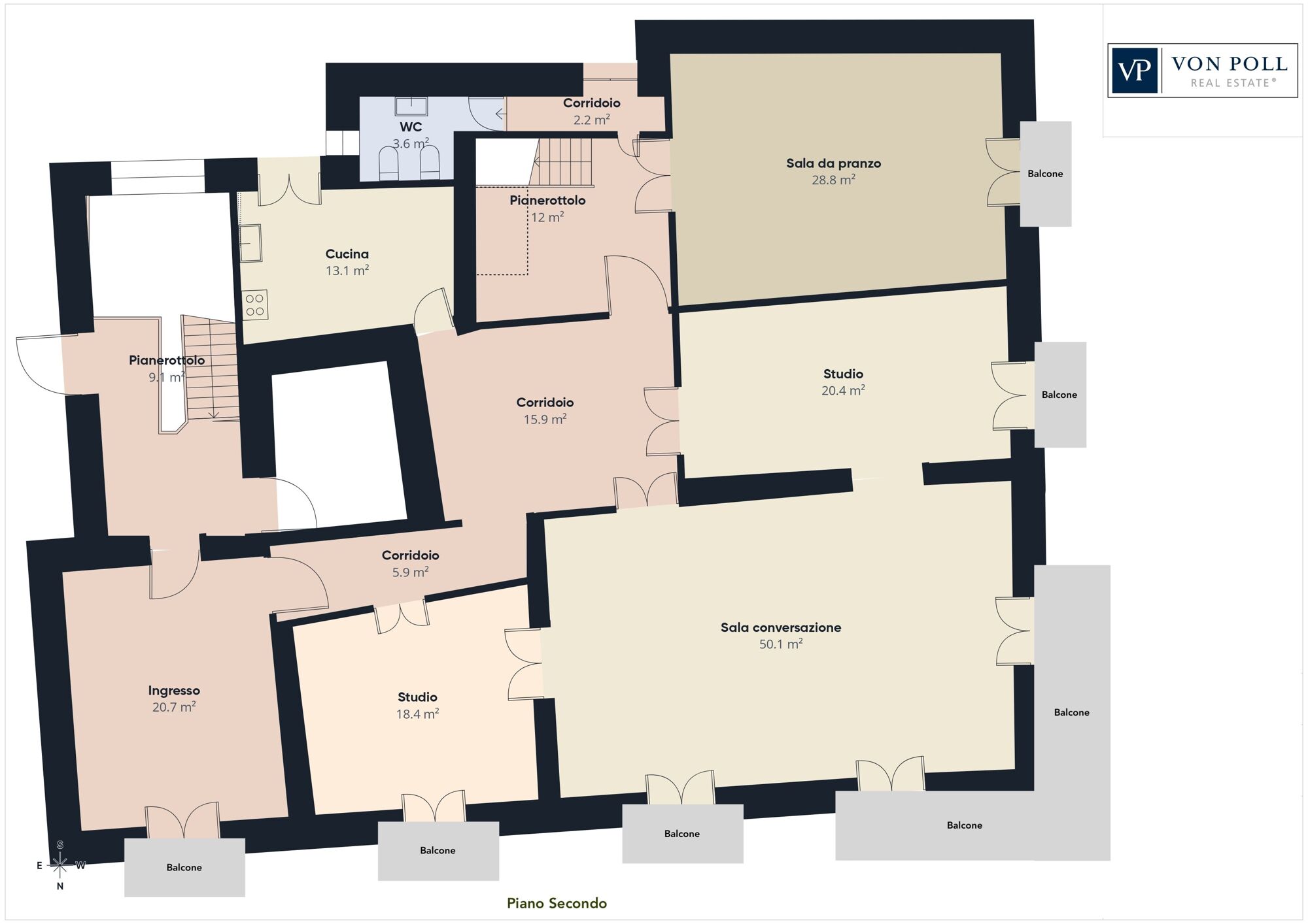 Palazzo Zappalà Asmundo: Exclusive Representative Apartment of 430 sqm in the heart of Via Etnea