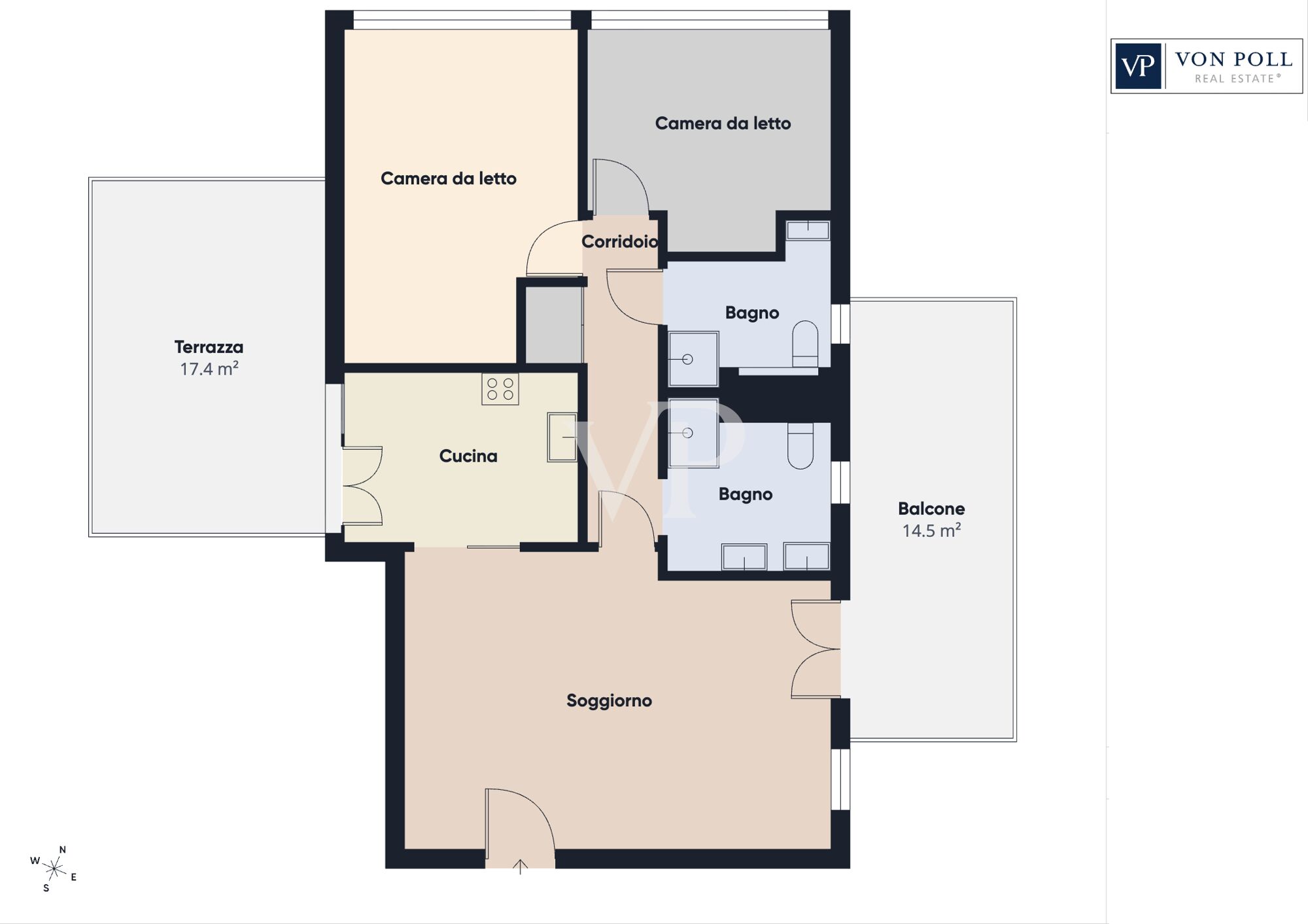 Renovierte Dreizimmerwohnung in oberer Etage mit Garagenstellplatz