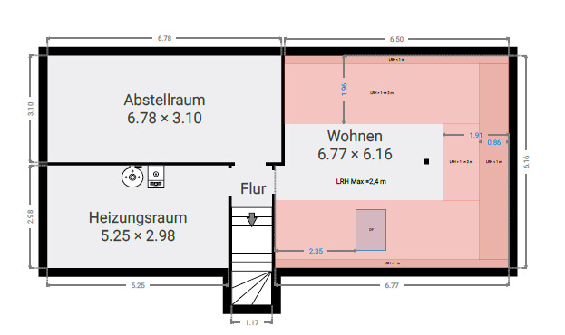 Dachgeschoss Grundriss