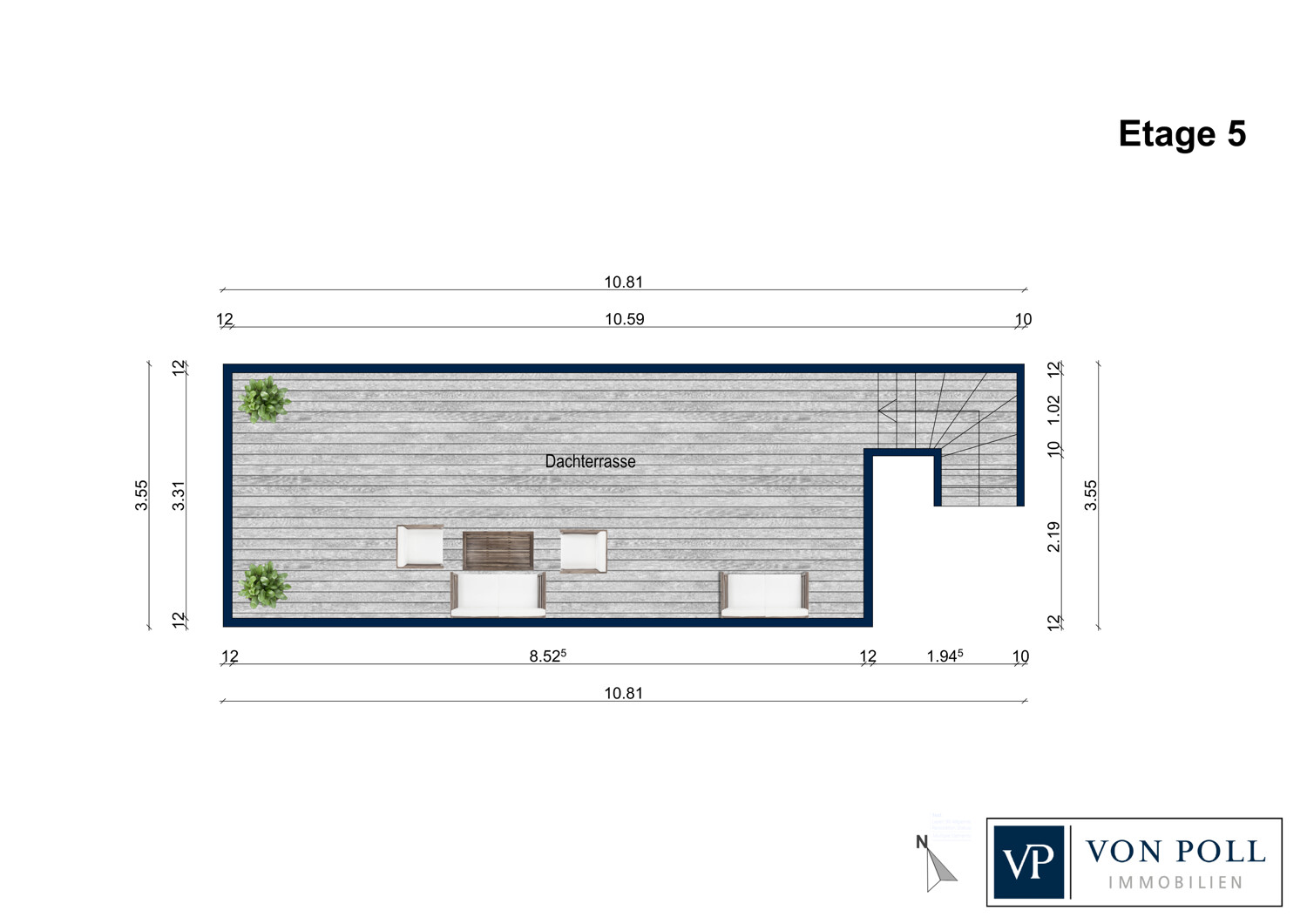 Dachterrasse