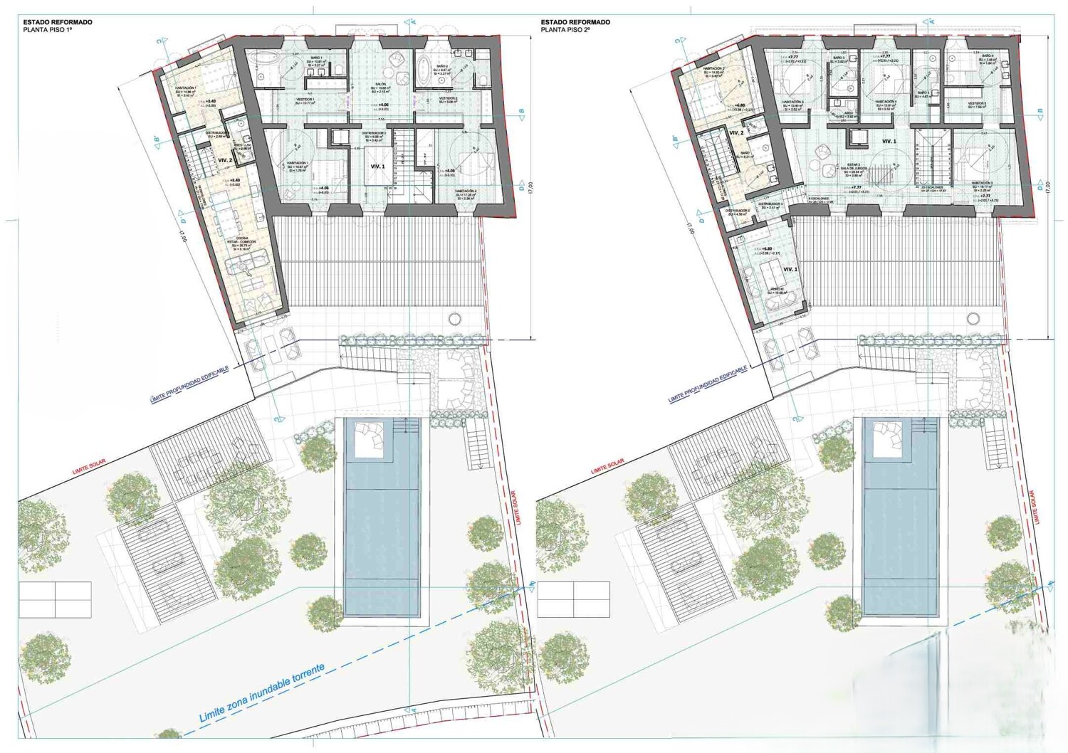 Primera y segunda planta