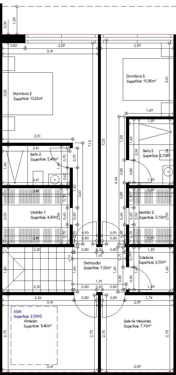PLANTA SOTANO VIVIENDA 2