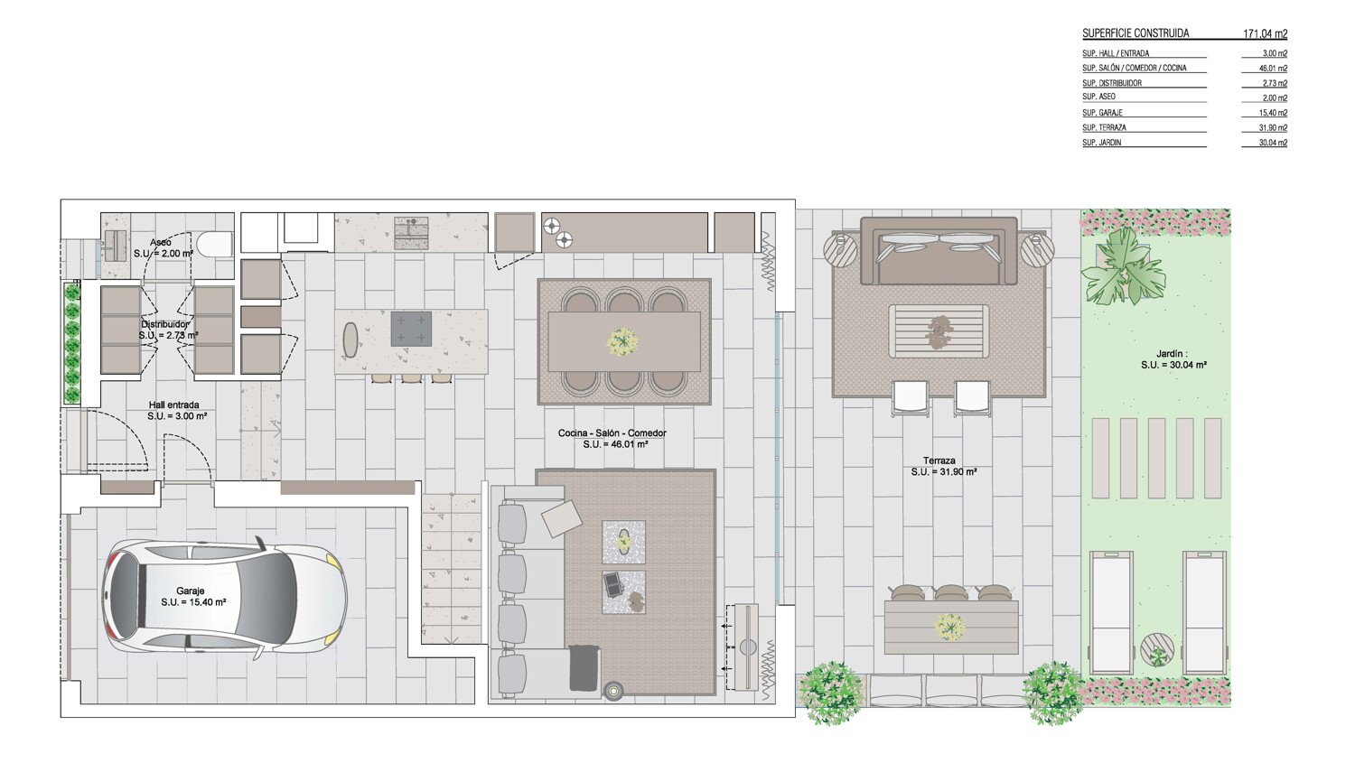 Planta baja sin pool