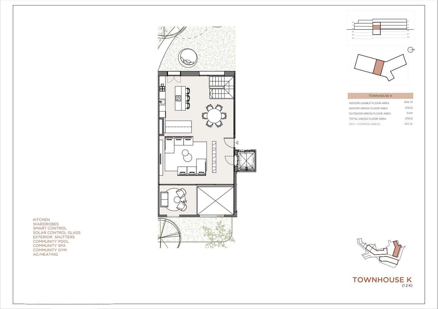 Townhouse K.1 Erdgeschoss