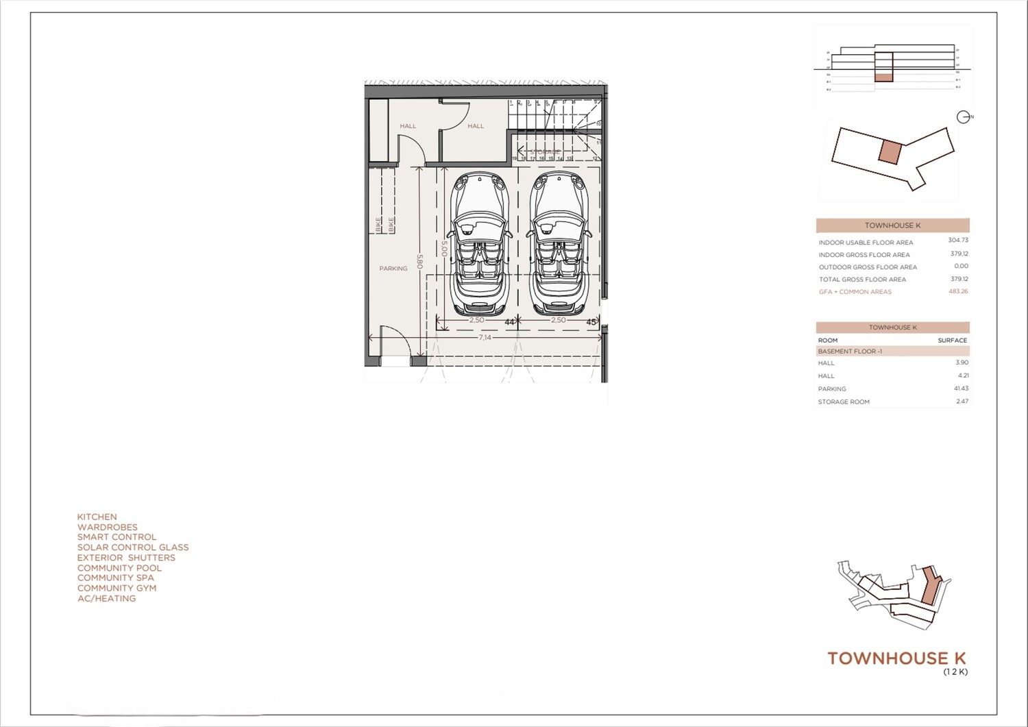 Townhouse K.2 Sótano -1