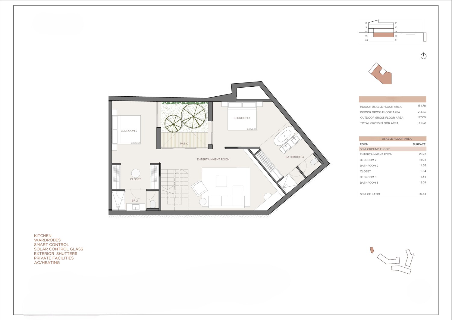 Halbes Untergeschoss