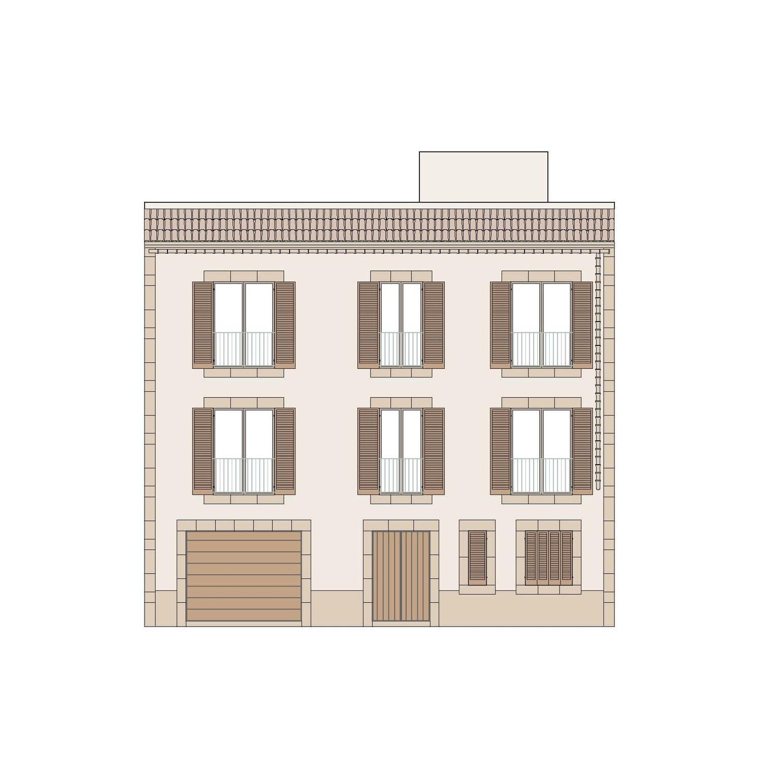 Fachada desde la calle