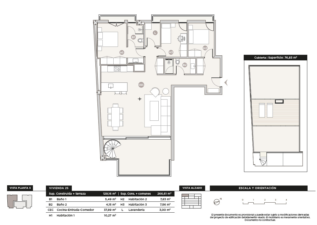 Modernes Neubauprojekt mit Premium-Ausstattung - Penthouse mit Dachterrasse