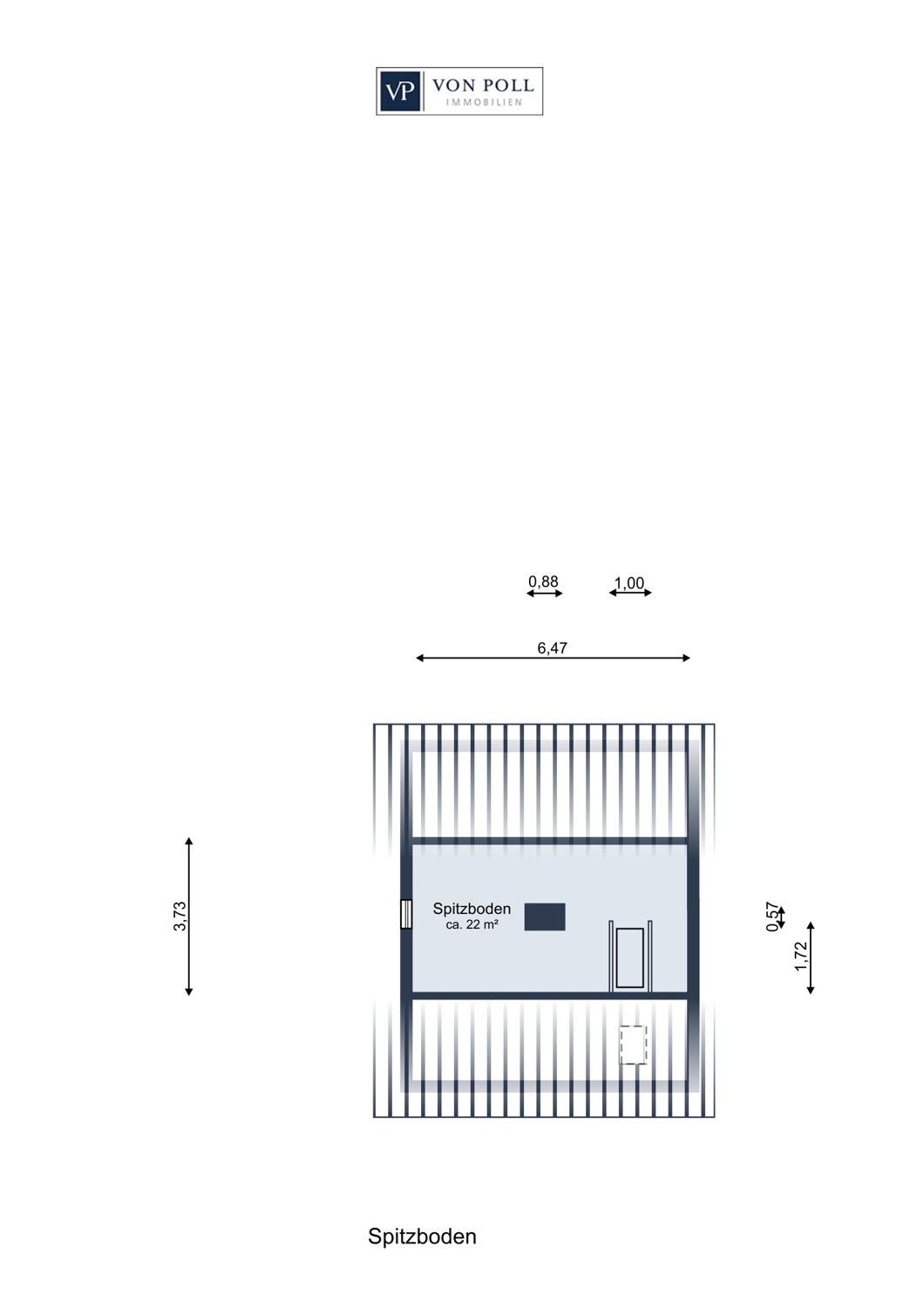 Spitzboden Grundriss