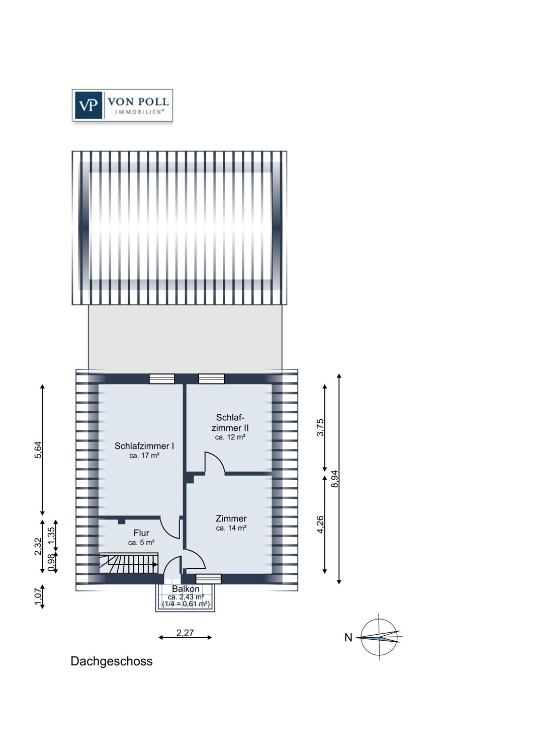 Grundriss Dachgeschoss