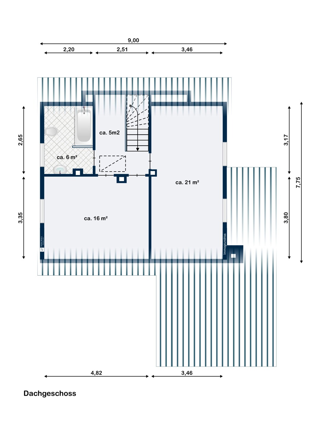 Grundriss Obergeschoss